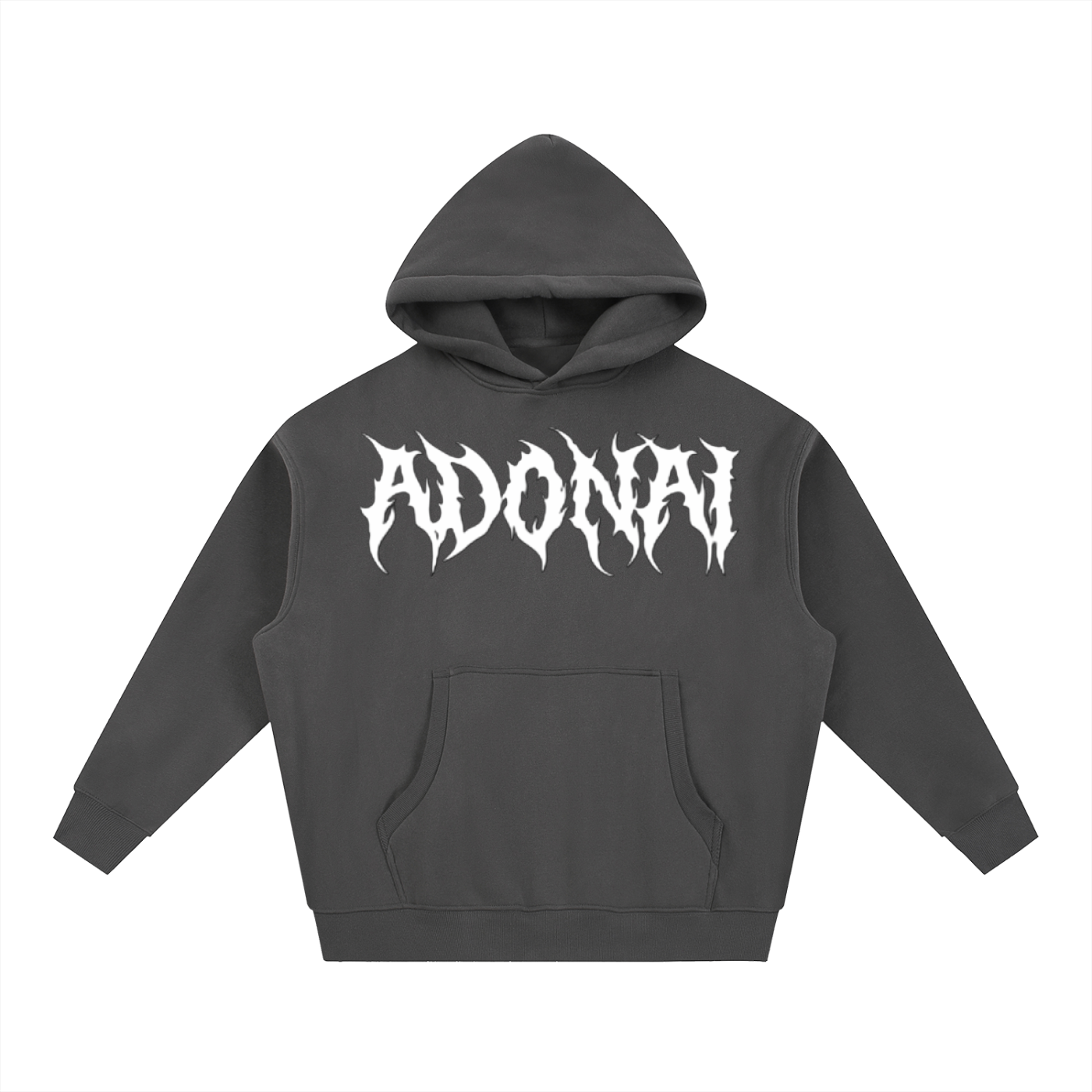 Adonai Oversized Boxy Fit Fleece Hoodie