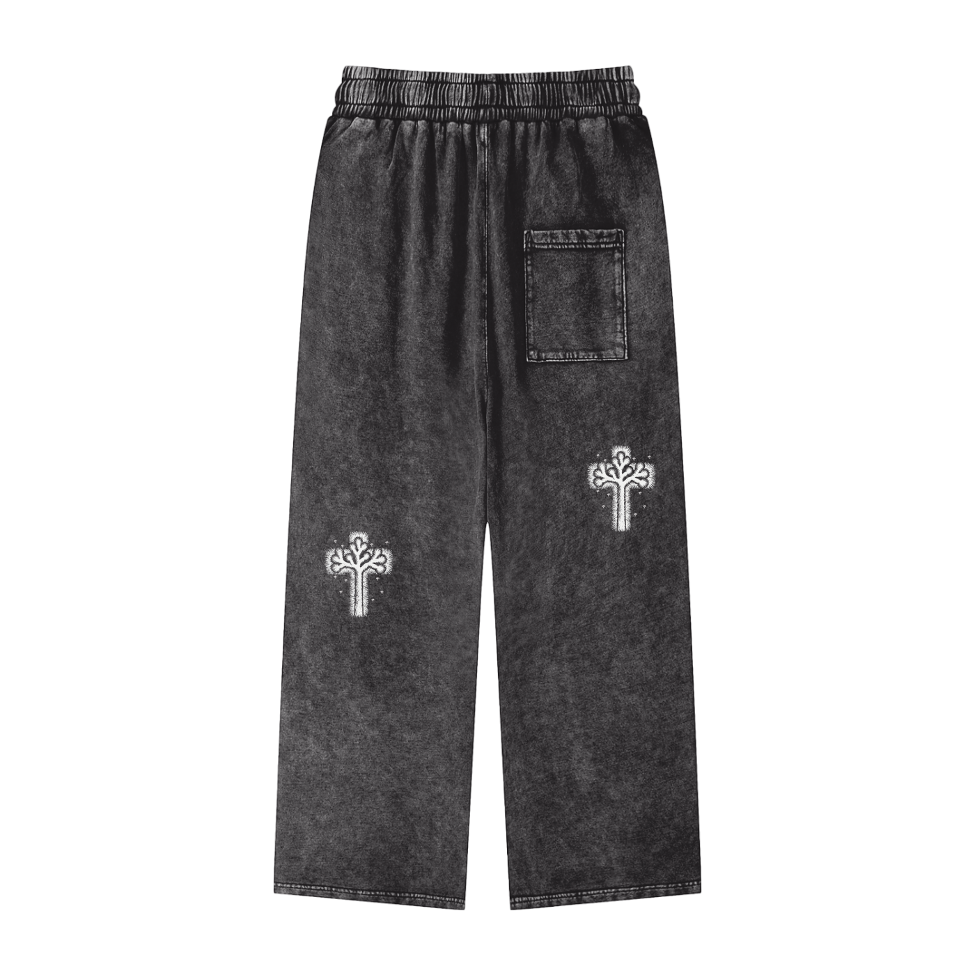 A4 - One:Nine Acid Wash Straight Leg Pants