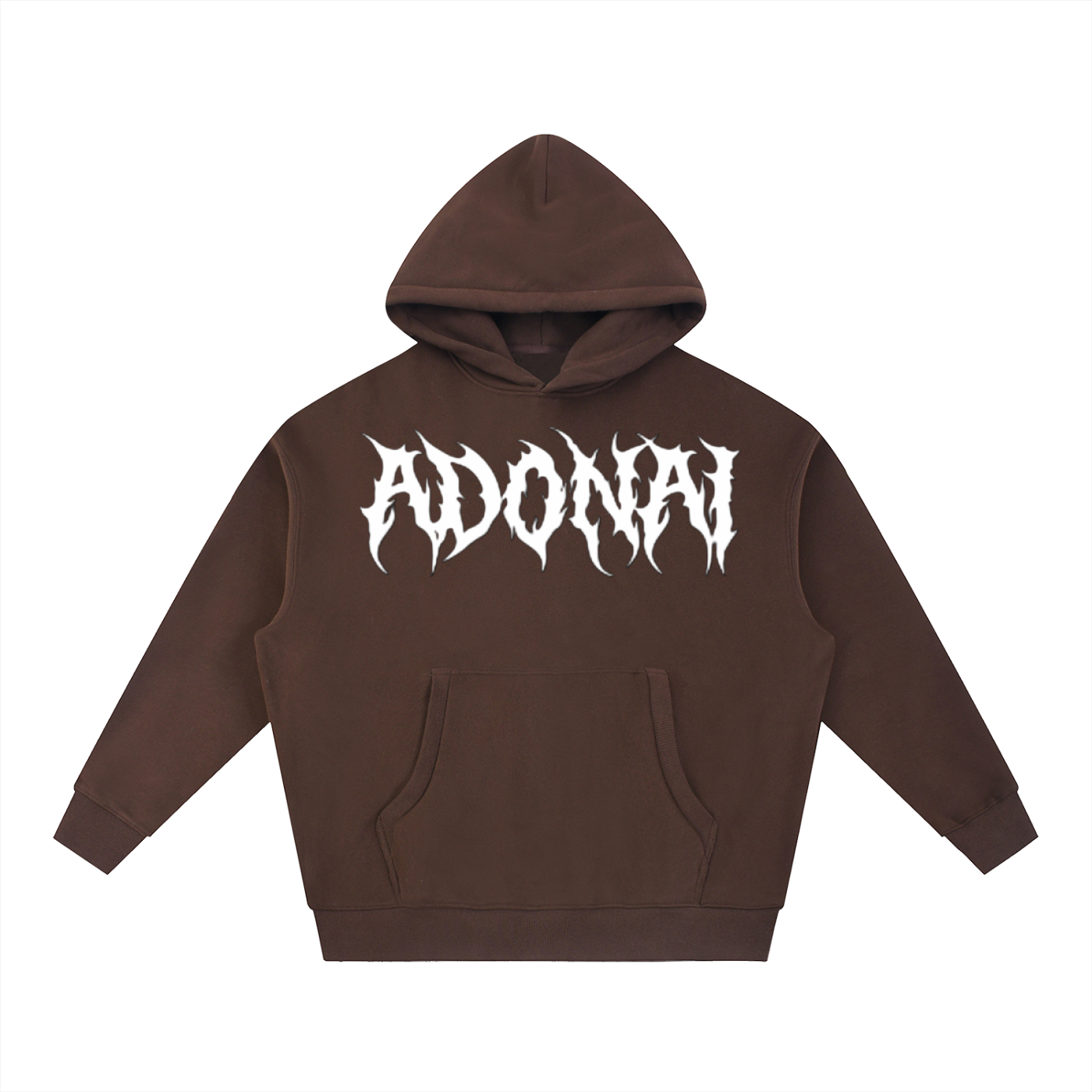 Adonai Oversized Boxy Fit Fleece Hoodie