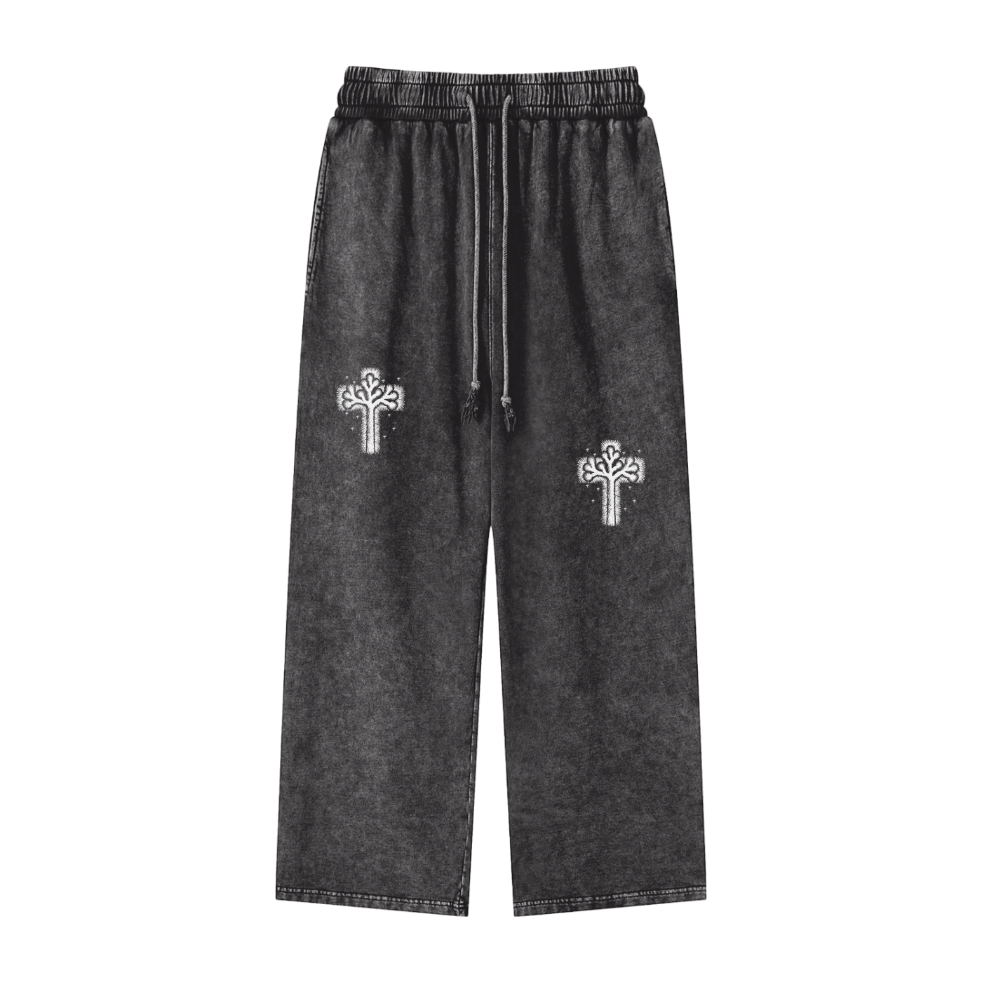 A4 - One:Nine Acid Wash Straight Leg Pants