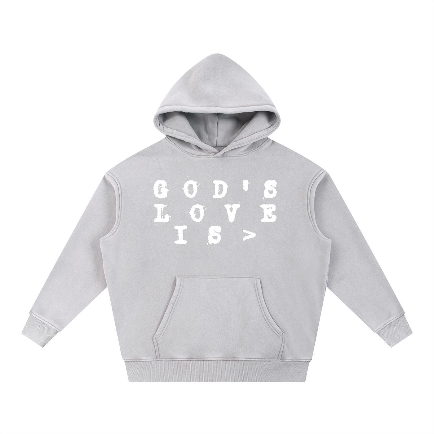 God’s Love is > Snow Wash Oversize Hoodie