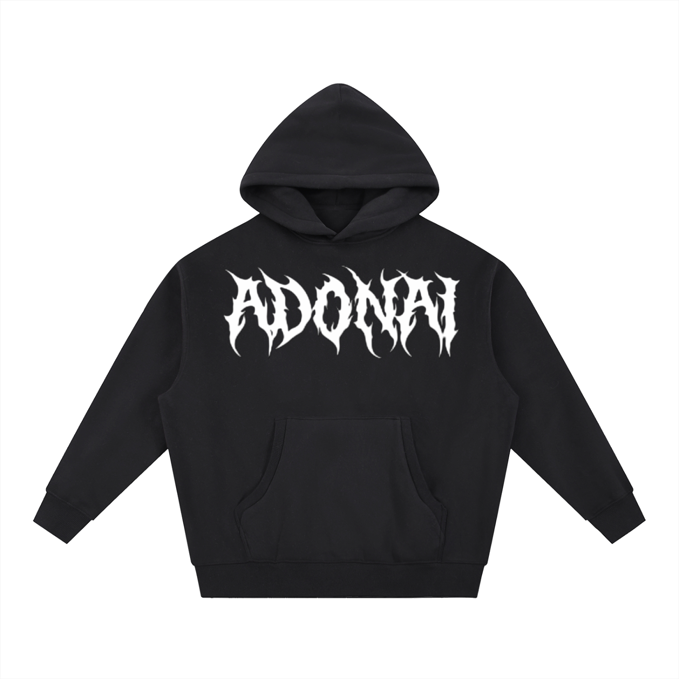 Adonai Oversized Boxy Fit Fleece Hoodie