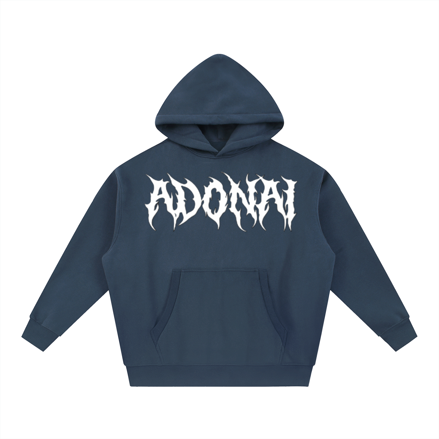 Adonai Oversized Boxy Fit Fleece Hoodie