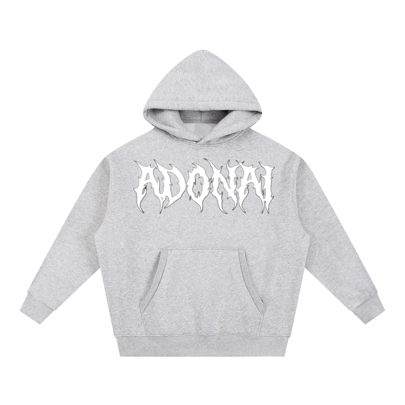 Adonai Oversized Boxy Fit Fleece Hoodie