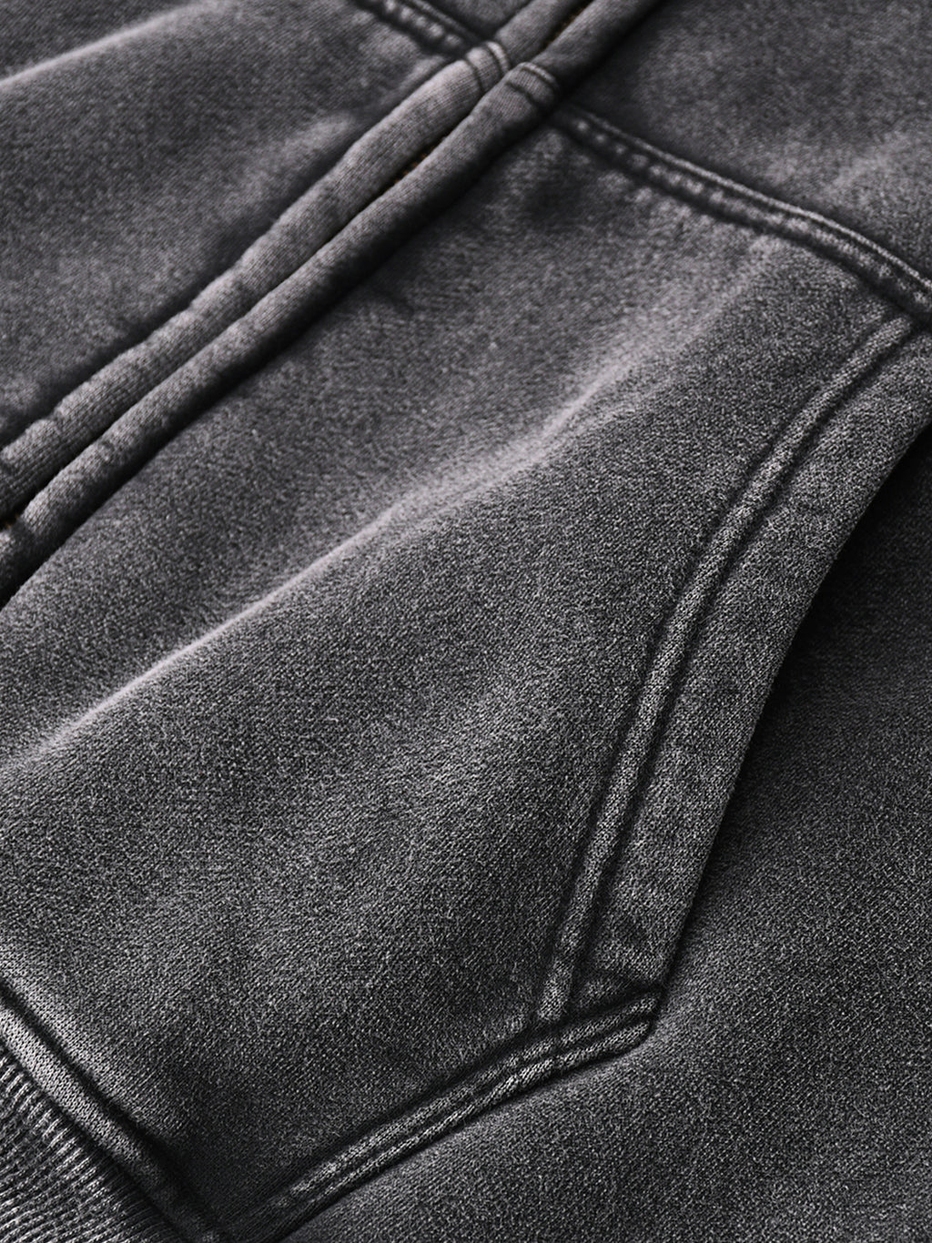 University Zip-Through Boxy Hoodie