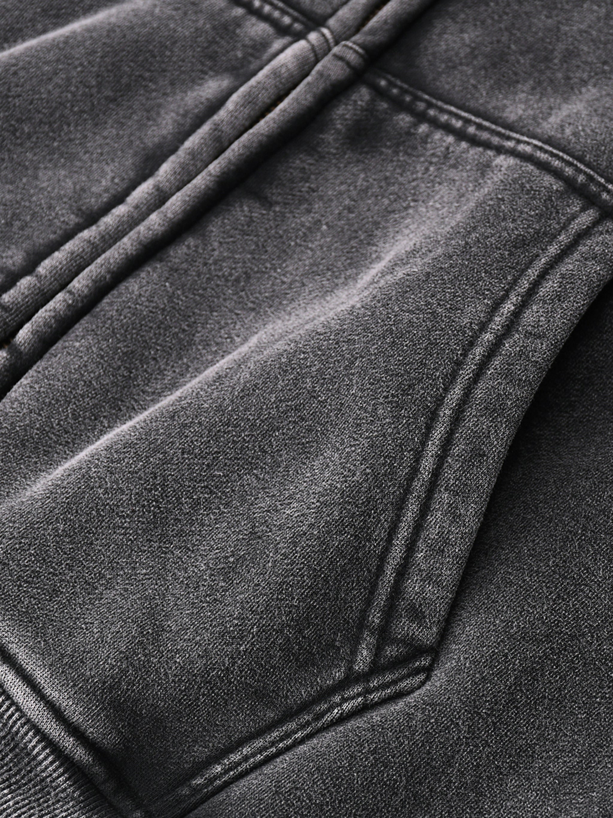University Zip-Through Boxy Hoodie