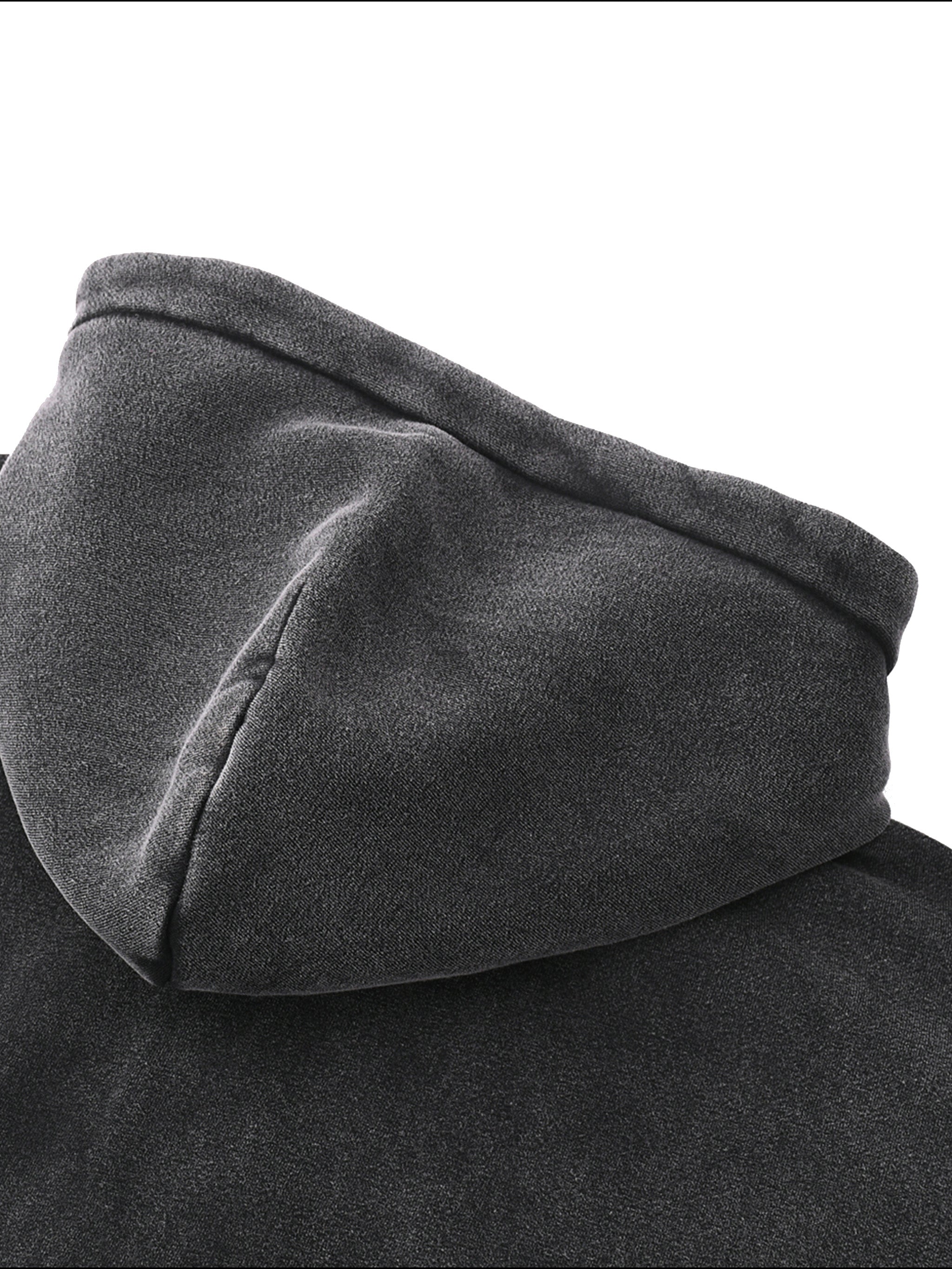 University Zip-Through Boxy Hoodie